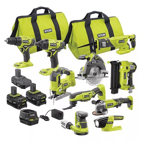 home depot ryobi 18v tools